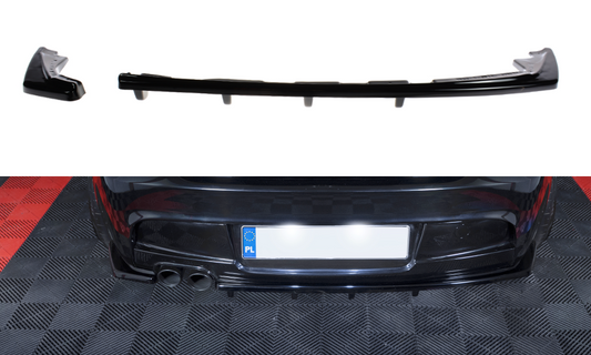 EXTENSION DIFUSOR CENTRAL CON ALETAS VERTICALES FOR BMW 1 E81/ E87 M-PACK FACELIFT - JAPAN TUNING